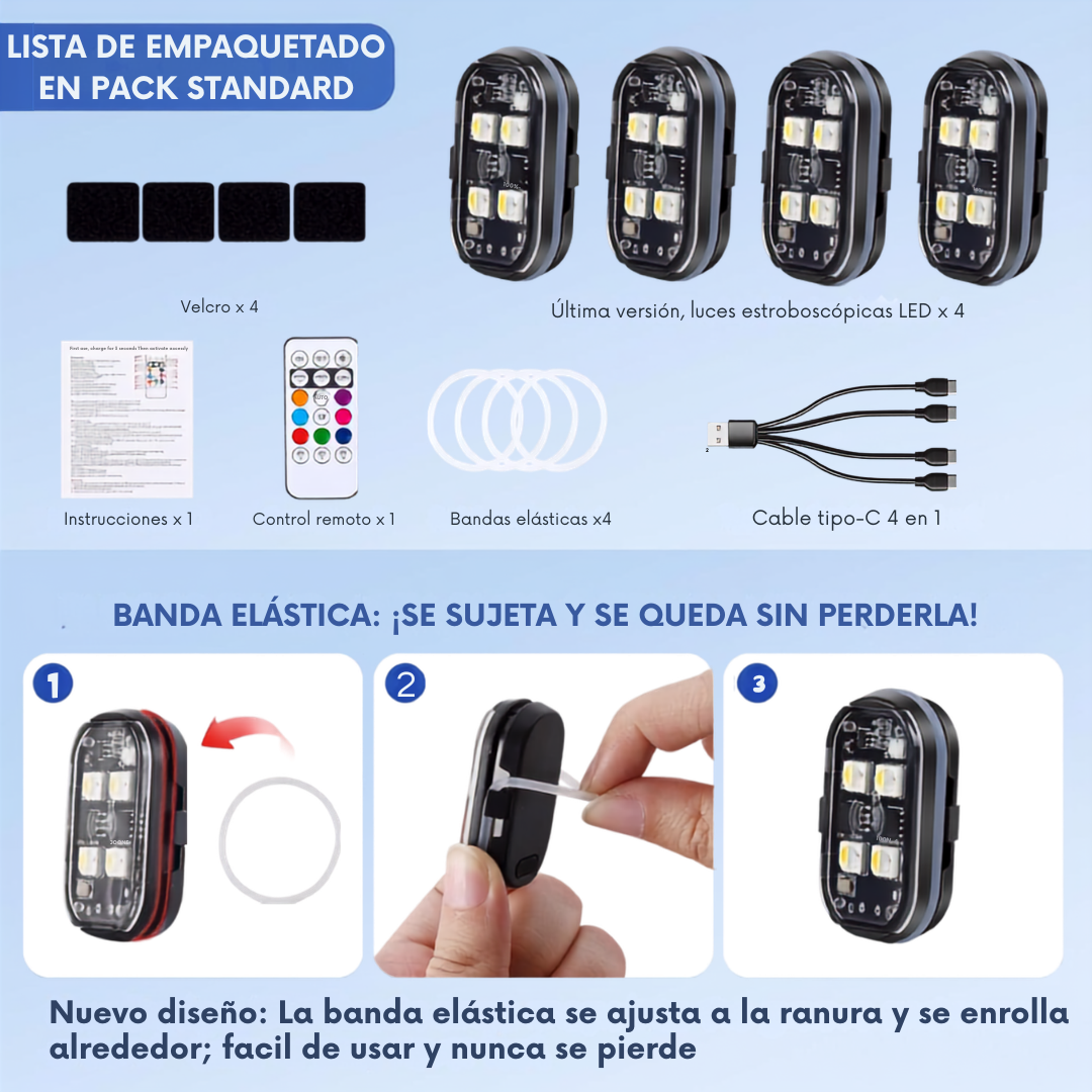 Kit iluminación led RGB