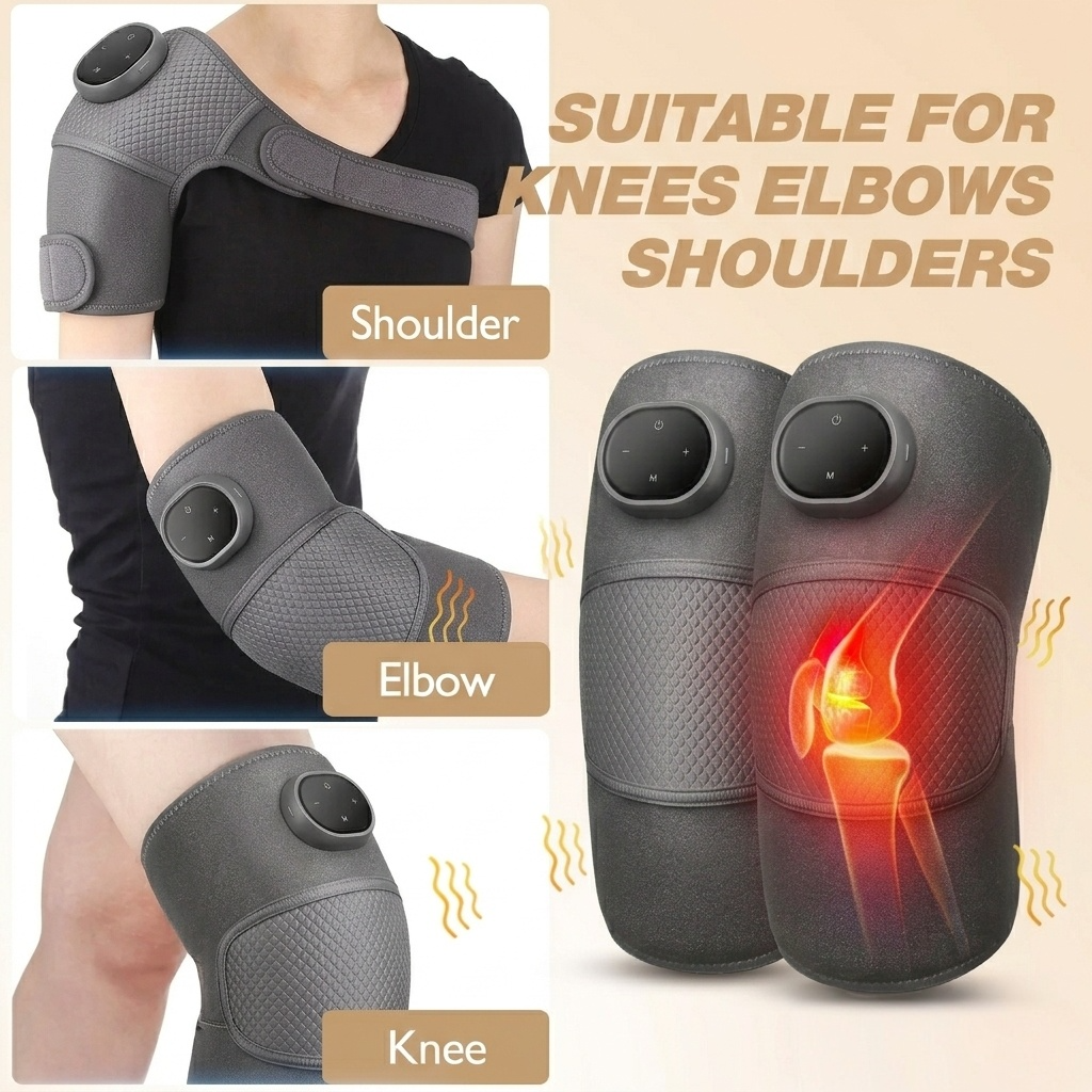Masajeado térmico 3 en 1, para rodilla, codo y hombro